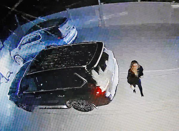 Surveillance video from John O'Keefe's home showing Karen Read by her SUV.
